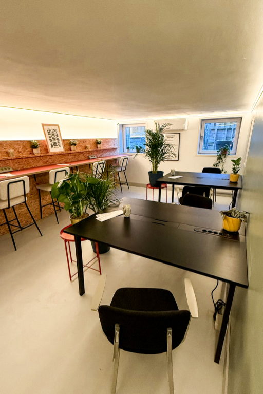 Coworking desks